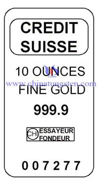 Tungsten Gold Picture Tungsten Gold Picture